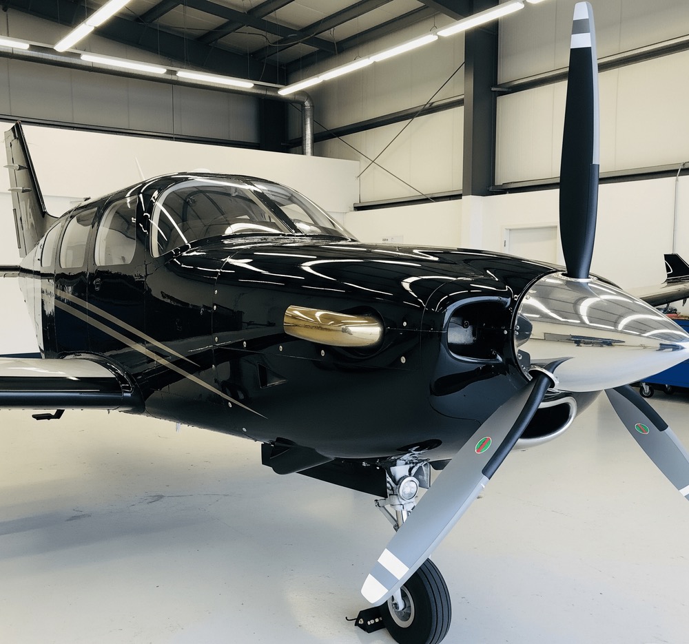 aircraft brightwork polishing spinner cap and leading edge restoration Orlando FL