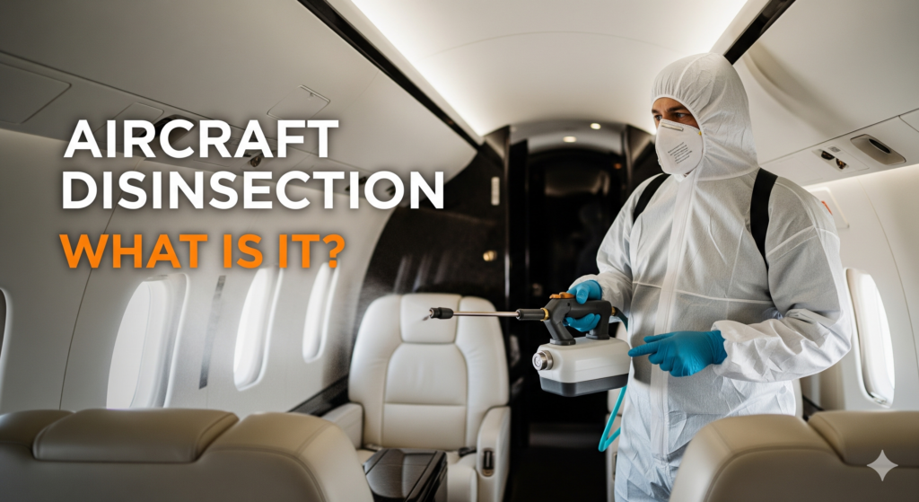 aircraft disinsection explained for Florida international flight operators