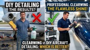 ClearWing professional aircraft detailing vs DIY comparison Orlando FL