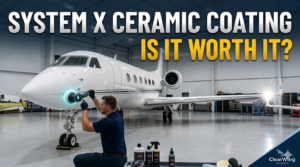 System X ceramic coating for aircraft is it worth it ClearWing Aviation