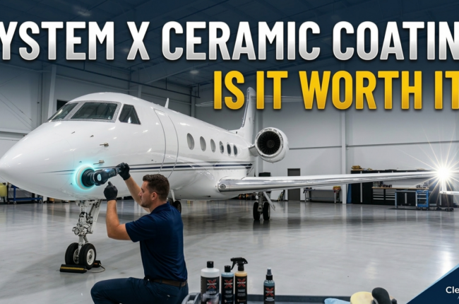 System X ceramic coating for aircraft is it worth it ClearWing Aviation